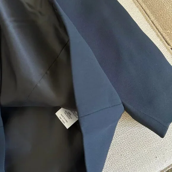 BEST Helsa The Heavy Crepe Suit Mini Dress XSmall Black Minimalist Cocktail - Picture 12 of 13